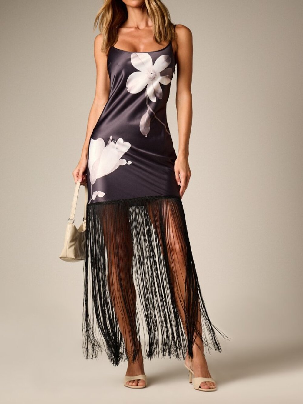 Multicolor Party Women's Floral Print Spaghetti Strap Bodycon Dress